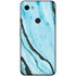 Aqua Blue Marble Ink Google Pixel 3a Skin